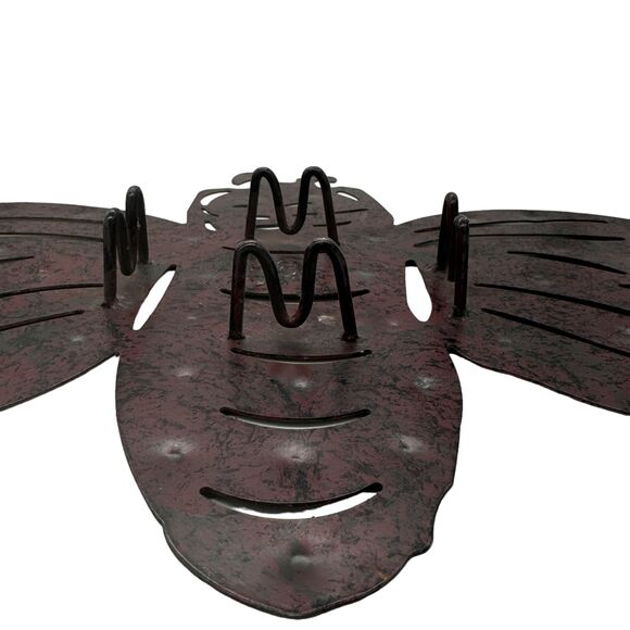 Bee Trivet XL 14" x 18" Antiqued Metal Handcrafted Unique - Picture 6 of 16